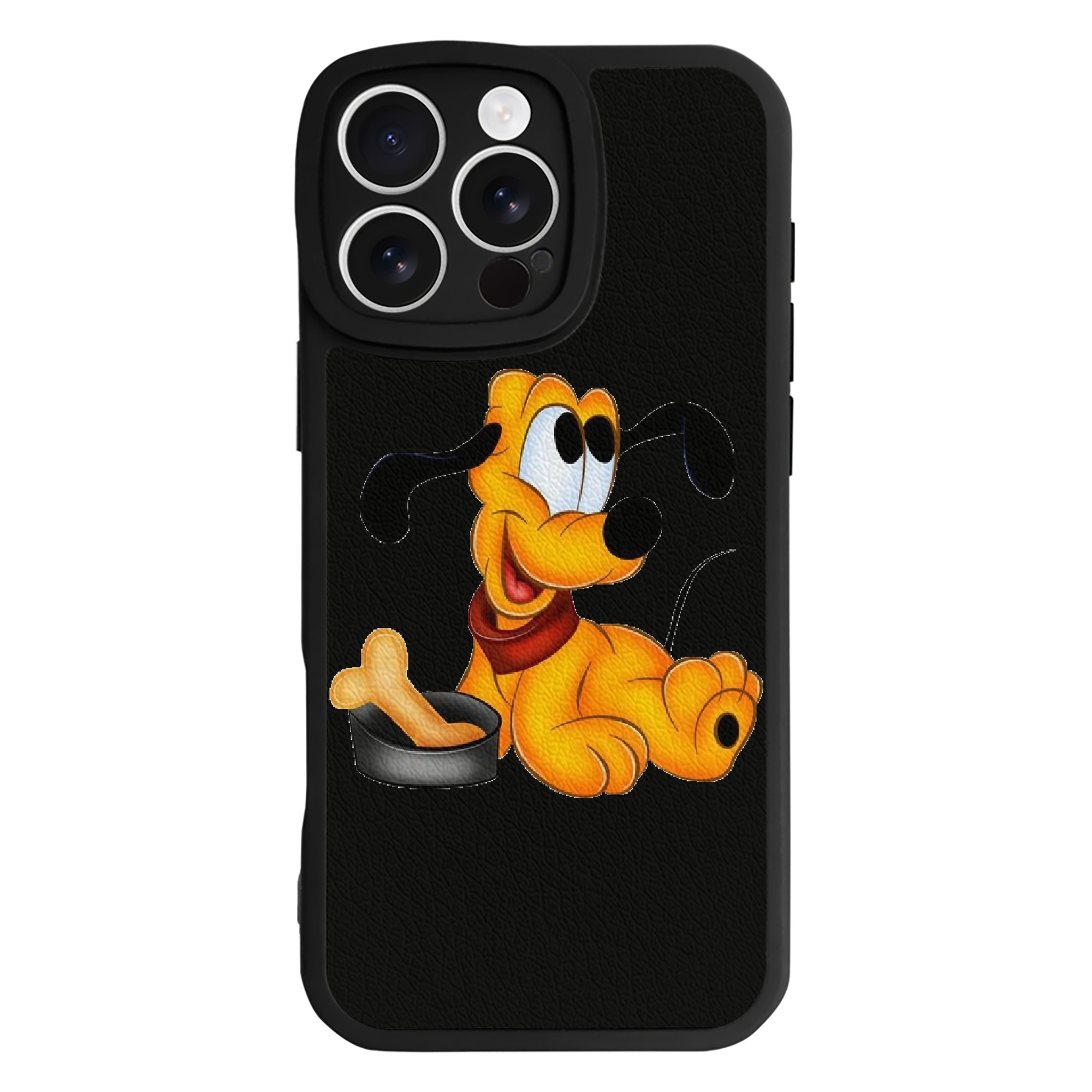 （画像用） ミッキーマウス Mickey Mouse 【iPhone 16シリーズ対応】シリコンスマホケース（レザー調） 材質：シリコン